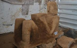 El INAH localiza una escultura prehispánica de Chac Mool en Pátzcuaro, Michoacán
