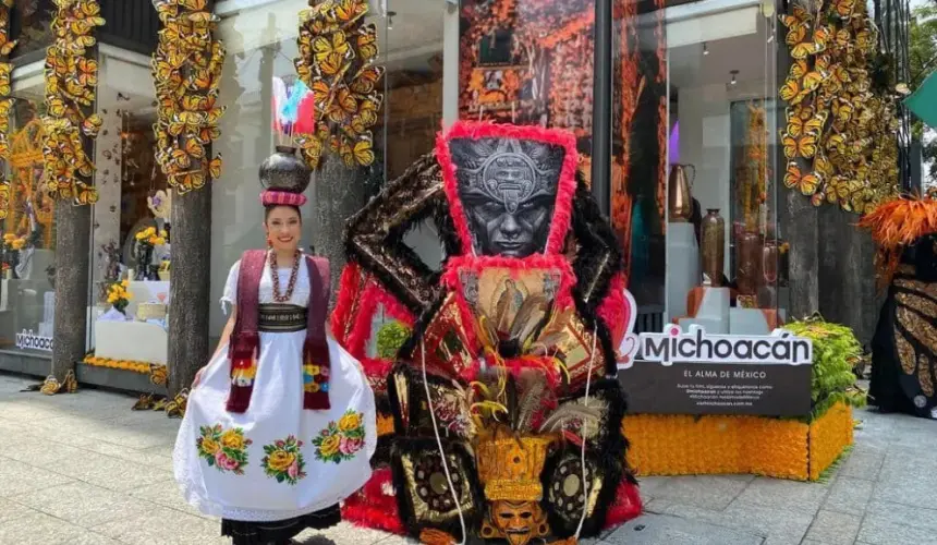 Si estas en la CDMX no dejes de visitar  la exposición “Michoacán el Alma de México” .