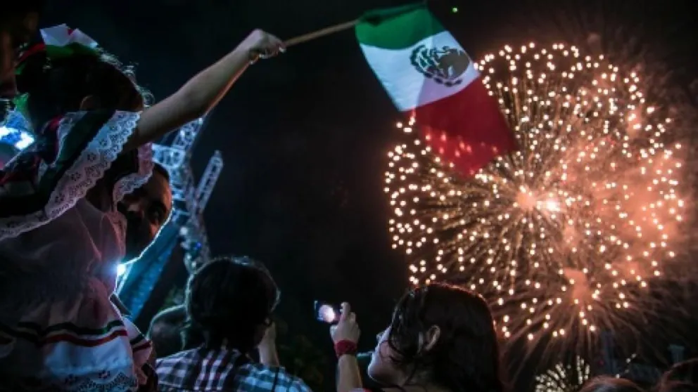 Todo listo para la ceremonia del Grito de Independencia en Chihuahua. Foto: Cortesía