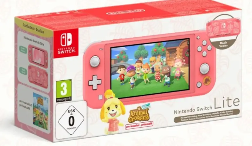 Nintendo Switch Lite edición Animal Crossing con juego incluido: características y precio