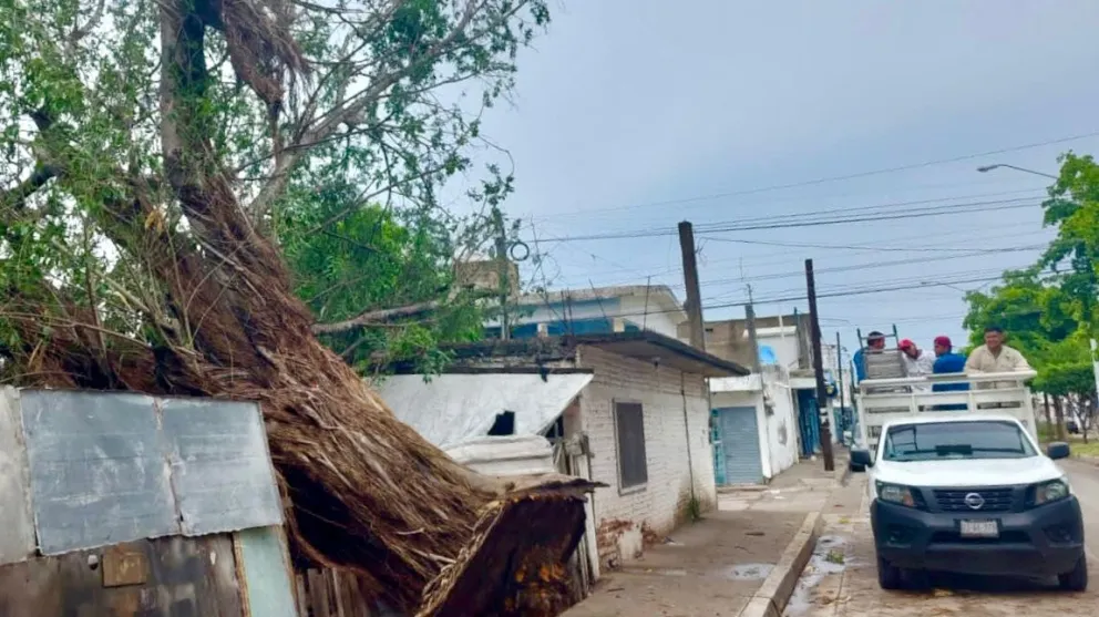 Tras lluvias en Mazatlán de este miércoles poco a poco se establece energía eléctrica.