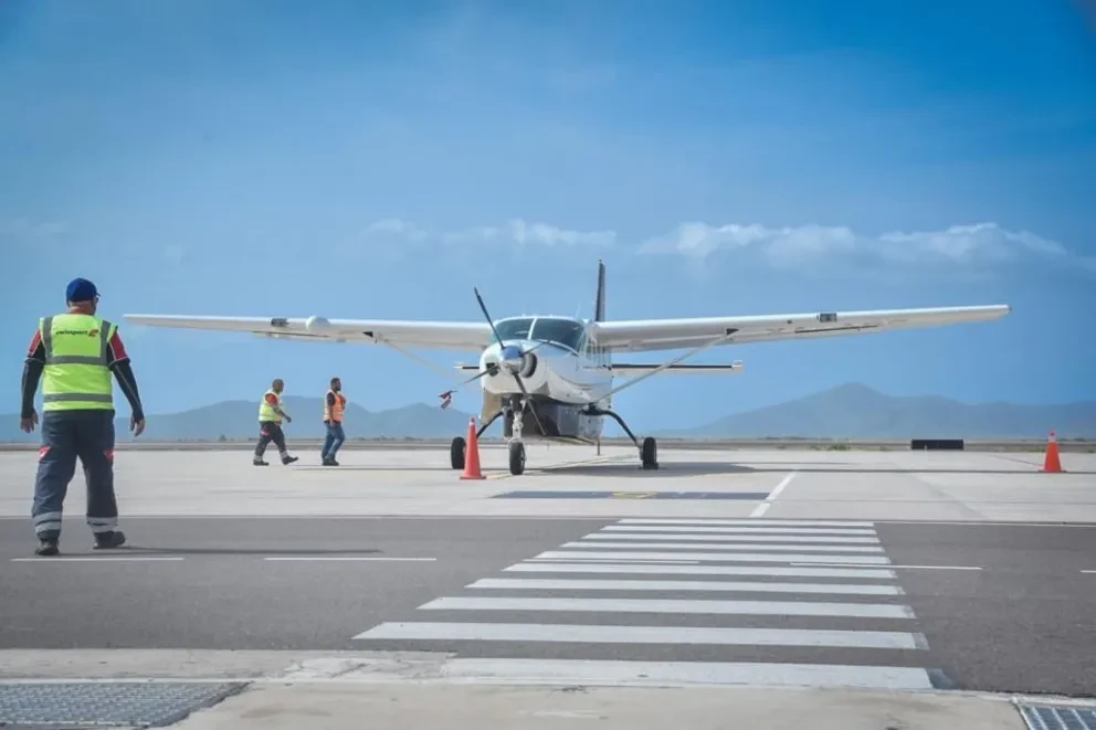 Nueva ruta de vuelo Los Mochis-San José del Cabo, desde Aeropuerto Internacional del Valle de El Fuerte. Foto: Cortesía