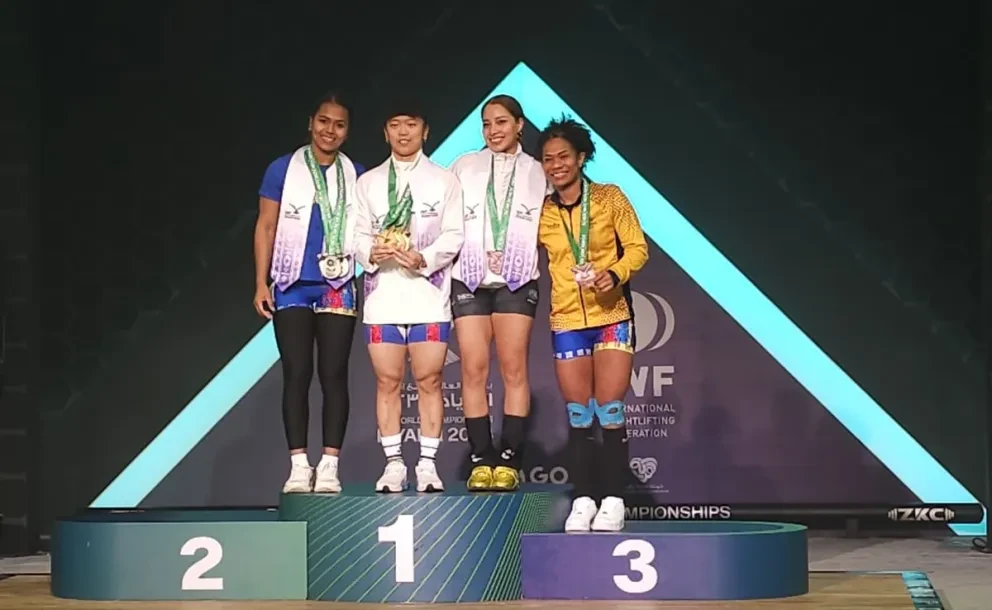 Irene Borrego obtiene dos bronces en Campeonato Mundial de Halterofilia.