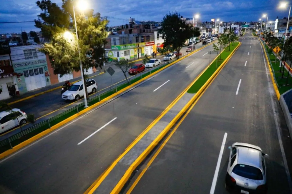 Apertura de la primera etapa de la vialidad El Orito en el municipio de Zacatecas. Foto: Cortesía