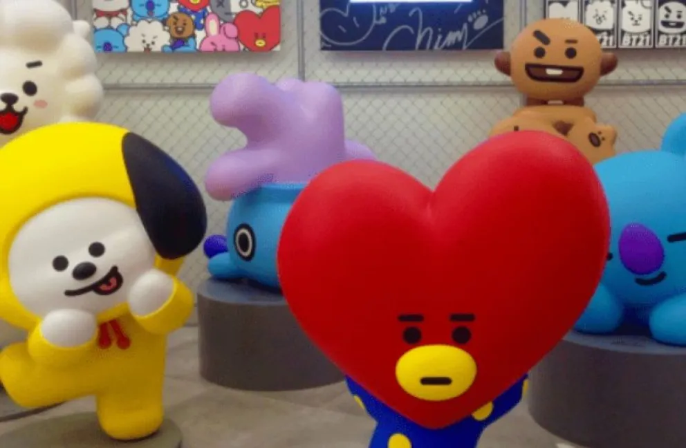 Los muñequitos BT21 creados por los BTS.