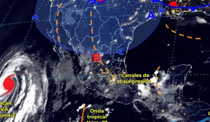 ¡Saca el paraguas! Lluvias para Sinaloa y más estados este viernes 8 de septiembre de 2023