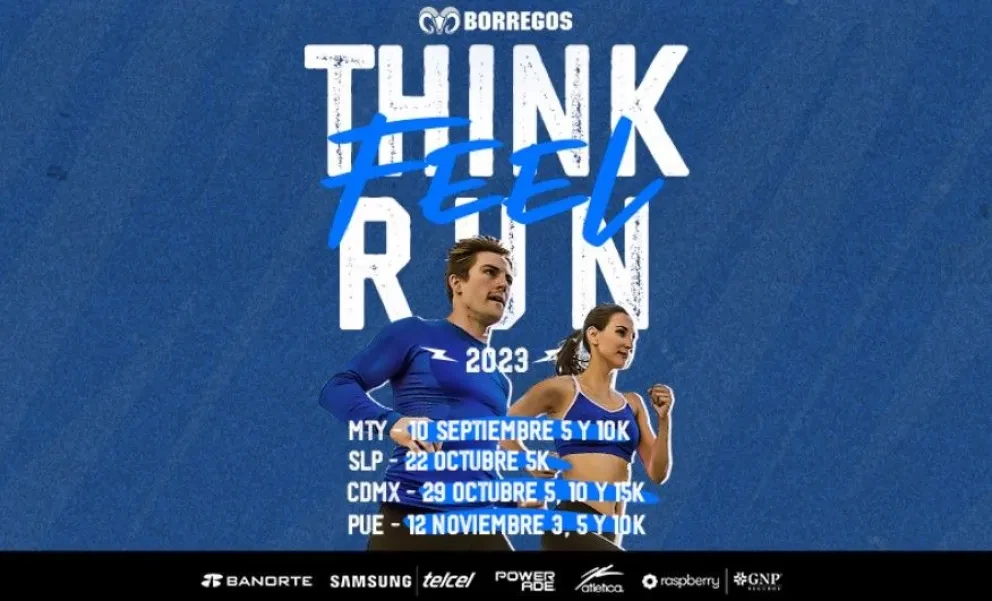 En sus marcas, listos... Borregos THINK, FEEL, RUN