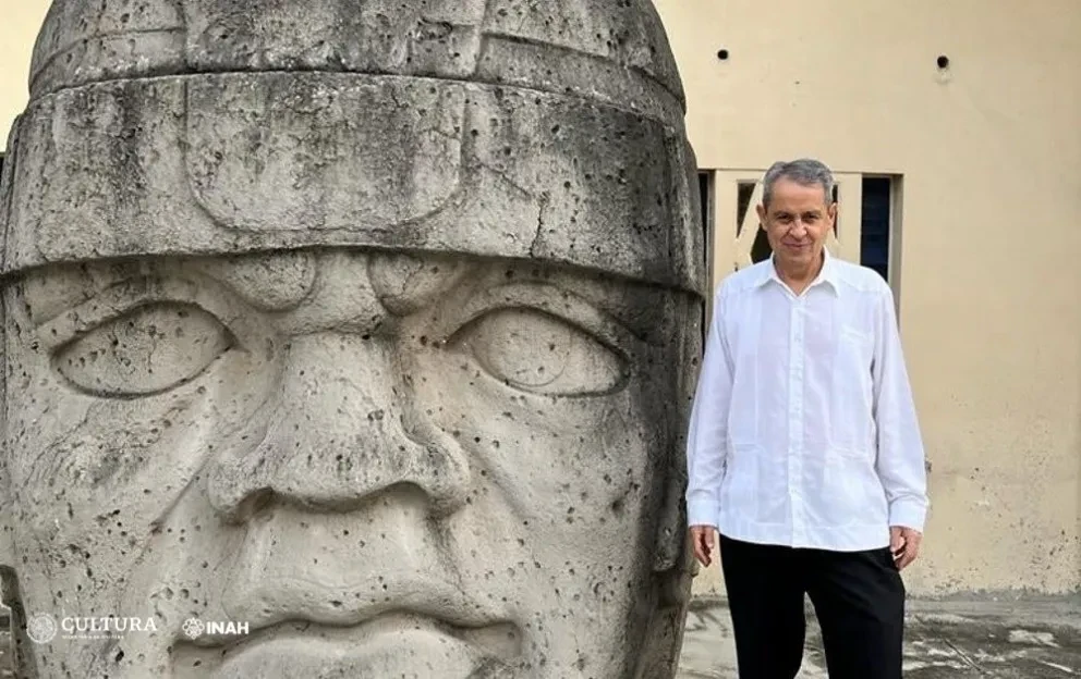Así luce la cabeza olmeca El Rey que se exhibirá en un museo de Vietnam. Foto: Cortesía