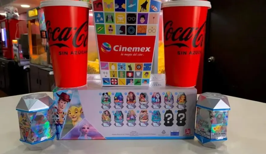 Cápsulas de Disney sorpresa ya están disponibles en Cinemex. Foto: Coleccionando