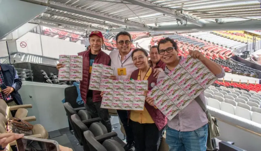 Lotería Nacional vende cachito de lotería y podrás ganarte un palco en el estadio Azteca que vale 25 millones de pesos