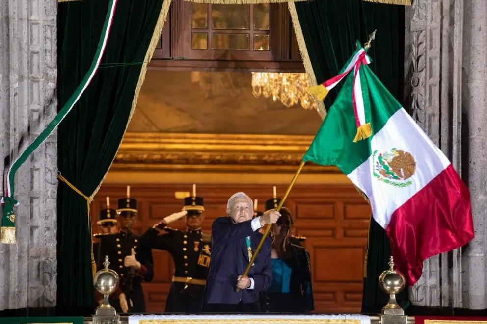 Andrés Manuel López Obrador encabezará su último Grito de Independencia como presidente de México. Foto: Presidencia