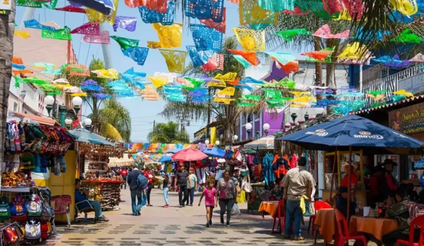 Tianguis de Medrano en Guadalajara, Jalisco.