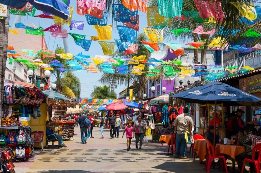 Tianguis de Medrano en Guadalajara, Jalisco.