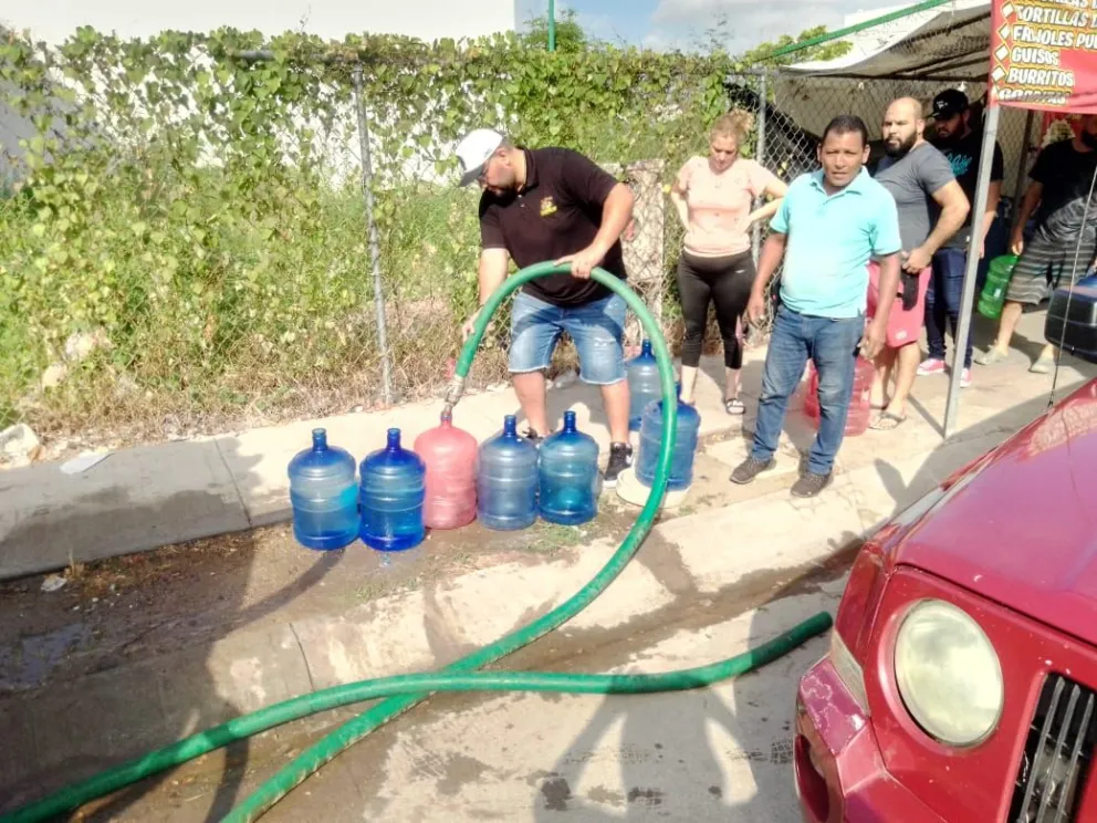 CULIACÁN. Ubicación de pipas que estarán distribuyendo agua en sectores afectados