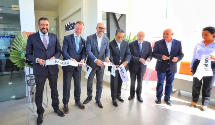 La empresa finlandesa Metso Outotec abre sus oficinas en  Zacatecas. Foto: Cortesía