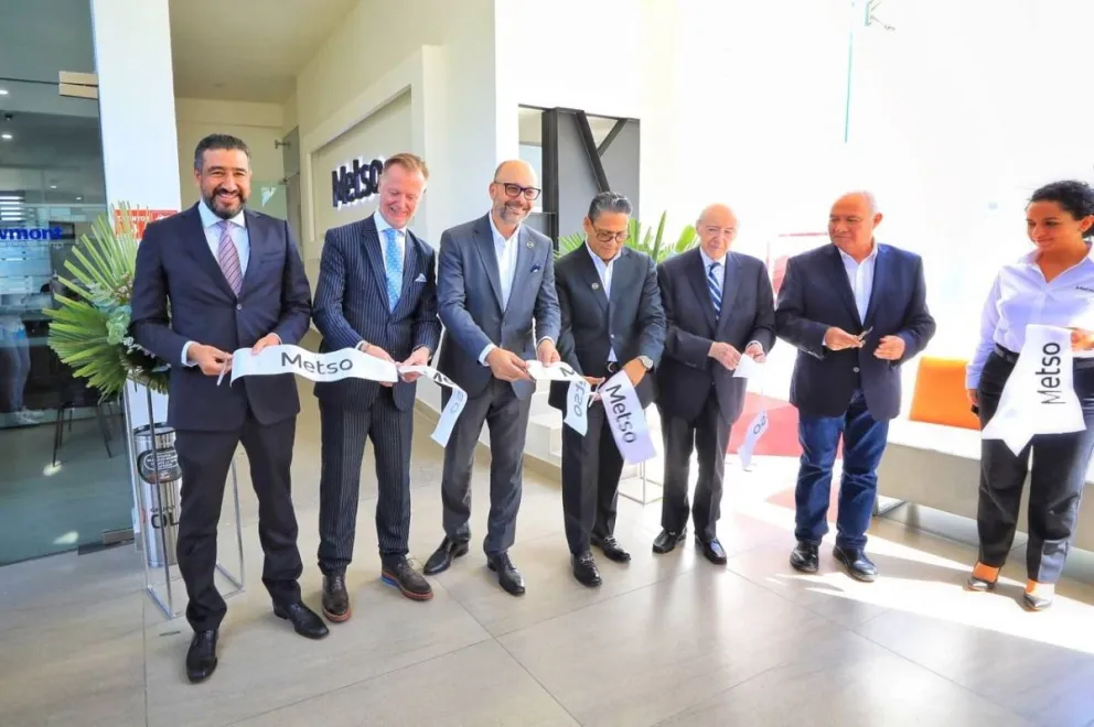 La empresa finlandesa Metso Outotec abre sus oficinas en  Zacatecas. Foto: Cortesía