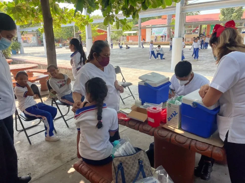 La campaña de vacunación contra el Virus del Papiloma Humano ya arrancó en Chihuahua. Foto: Cortesía