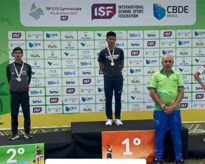 Jóvenes atletas sonorenses ganan medallas de plata en Juegos Mundiales Escolares Brasil 2023
