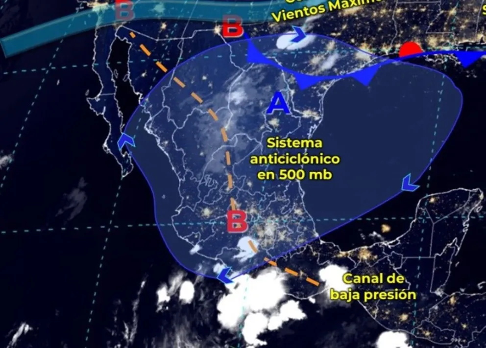 Siguen las lluvias por el monzón mexicano: clima en México hoy viernes 15 de septiembre de 2023