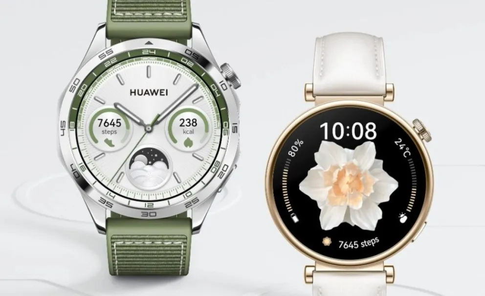 El Huawei Watch GT4 estará disponible en versiones de 46 mm y 41 mm con diversos diseños y colores. Foto: Huawei