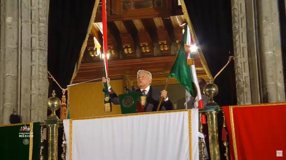 AMLO da el Grito de Independencia