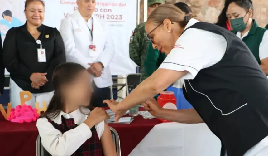 Campaña contra el Virus del Papiloma Humano en el estado de Zacatecas. Foto: Cortesía