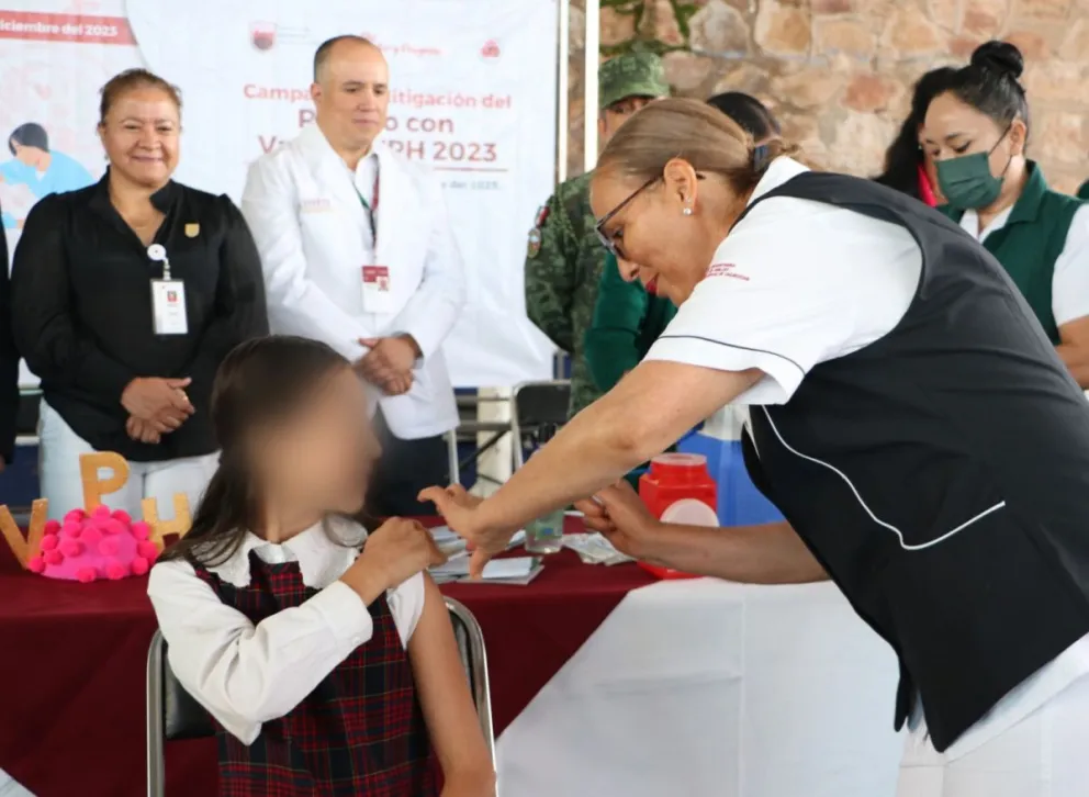 Campaña contra el Virus del Papiloma Humano en el estado de Zacatecas. Foto: Cortesía