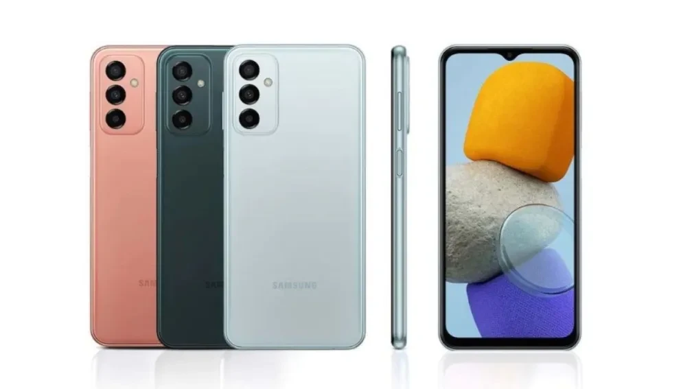 El smartphone Samsung Galaxy M23 es uno de los económicos que maneja la marca. Foto: Cortesía
