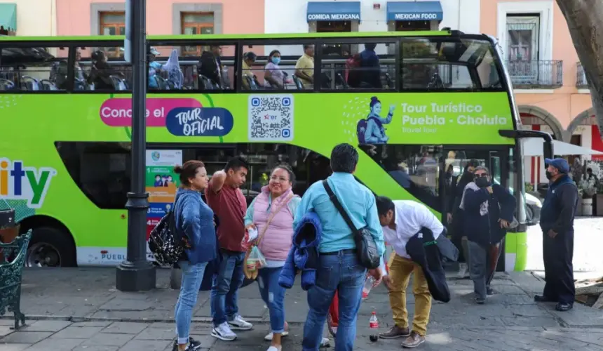 A la alza el flujo de turistas en Puebla. Foto: Cortesía