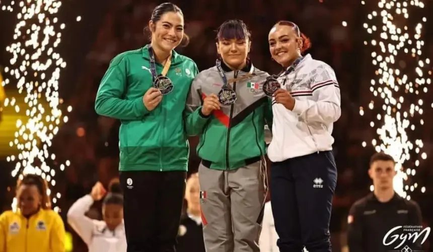 Alexa Moreno conquista oro y bronce en Copa del Mundo de Gimnasia Artística.