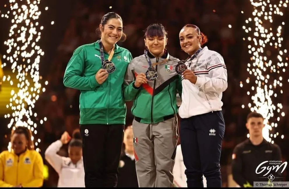 Alexa Moreno conquista oro y bronce en Copa del Mundo de Gimnasia Artística.