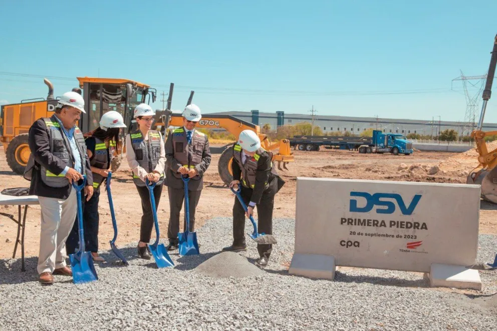 La nueva nave industrial de DSV se ubicará en Apodaca, sumándose a las otras tres plantas que ya tiene en Nuevo León. Foto: Cortesía