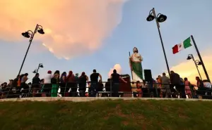 Así fue la inauguración del Parque Mirador de Badiraguato, con su monumental  San Judas Tadeo