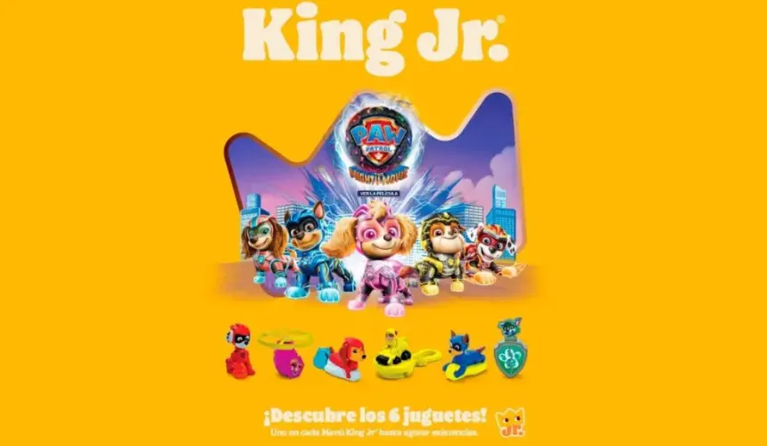 La Patrulla Canina ha llegado a Burger King en el menú para niños. Foto: Promocional 