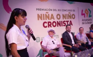 Milagros Pineda de la primaria Lázaro Cárdenas gana concurso de Crónica Un viaje de ensueño. 