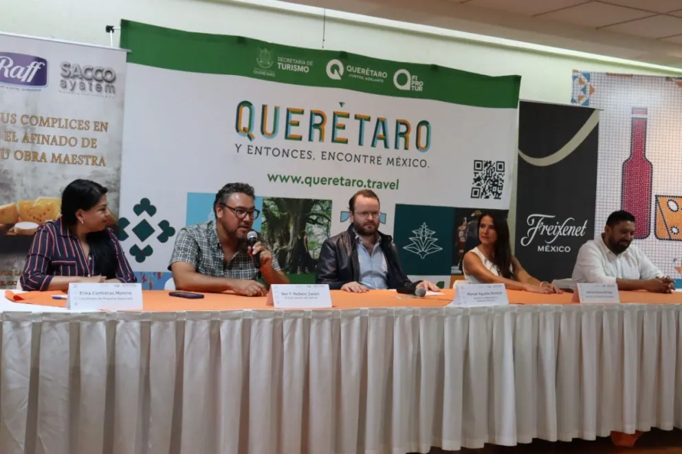 Presentan de manera oficial el Festival Viva el Queso 2023, en Querétaro. Foto: Cortesía