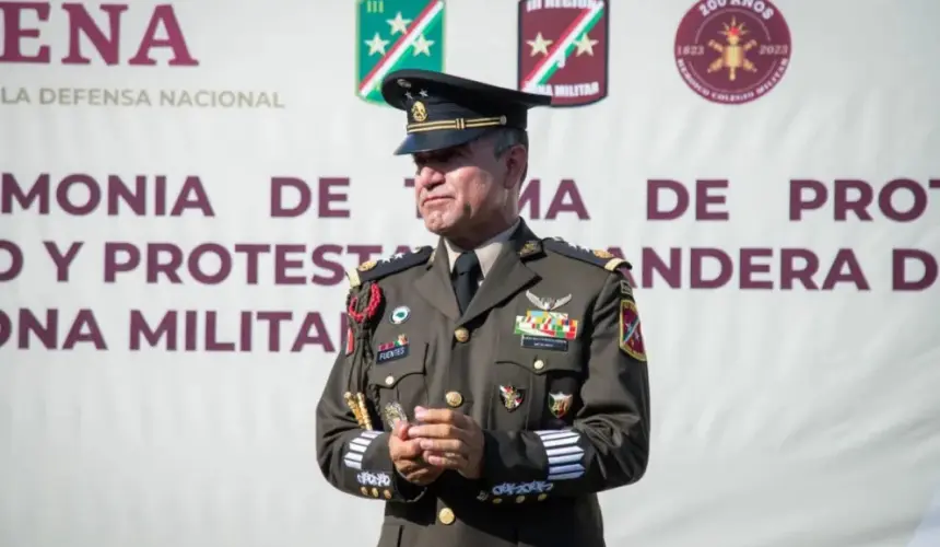 Toma protesta el Gral. De Brigada D.E.M. Porfirio Fuentes Vélez, Comandante de la 9a. Zona Militar.