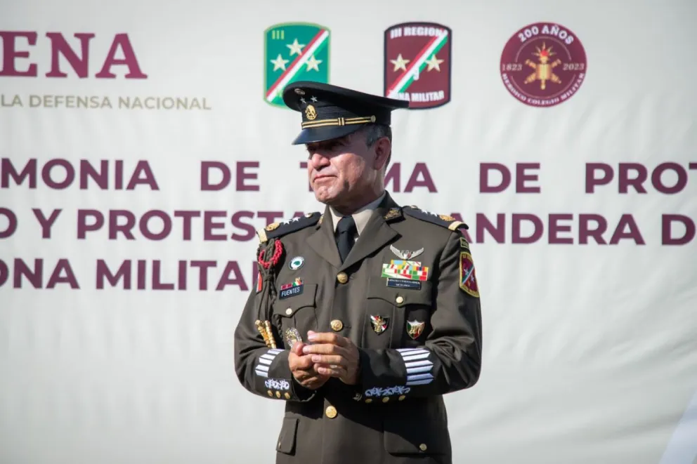 Toma protesta el Gral. De Brigada D.E.M. Porfirio Fuentes Vélez, Comandante de la 9a. Zona Militar.