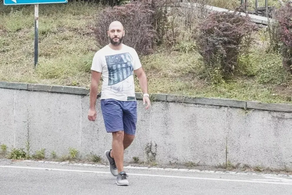 Mattia Aguzzi, el héroe de la historia. Foto: redes sociales de Stefano Lo Russo.