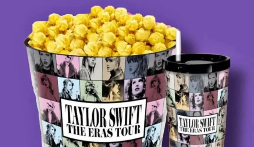 Ya hay fecha de venta para la Palomera y vaso coleccionable de Taylor Swift en Cinépolis. Foto: Cortesía