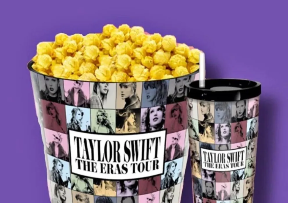 Ya hay fecha de venta para la Palomera y vaso coleccionable de Taylor Swift en Cinépolis. Foto: Cortesía