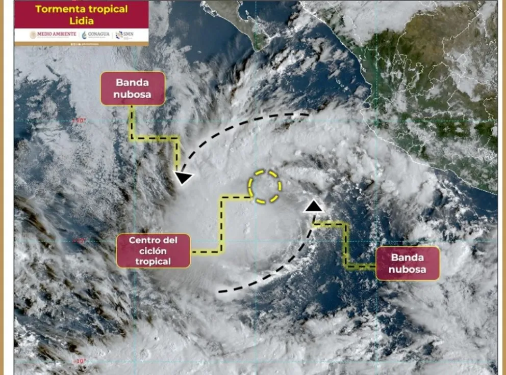 Clima en México hoy jueves 5 de octubre: tormenta Lidia y frente frío 4 provocarán lluvias en estos estados
