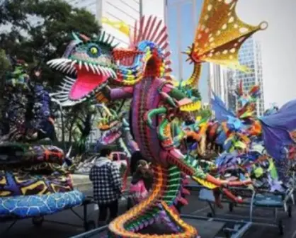 Todo listo para el desfile de alebrijes en la Ciudad de México 2023