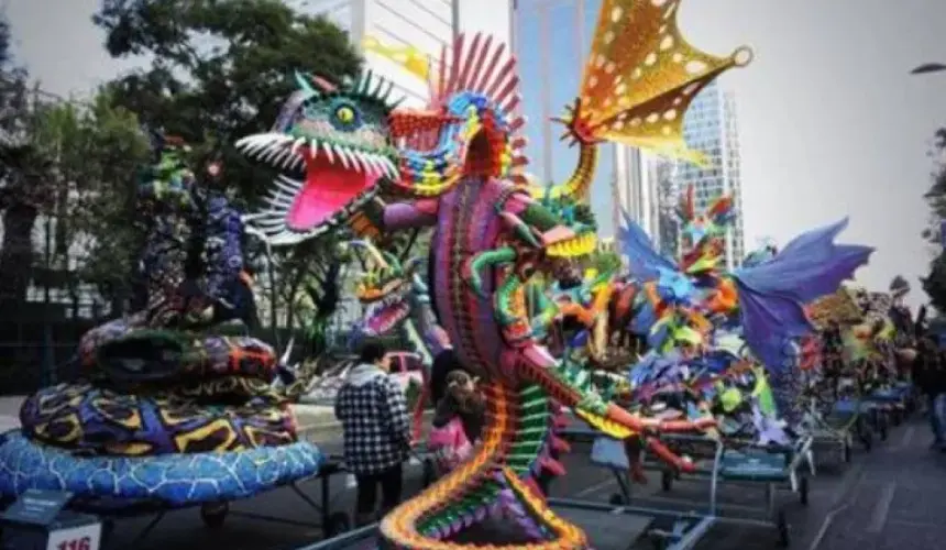 Todo listo para el desfile de alebrijes en la Ciudad de México 2023