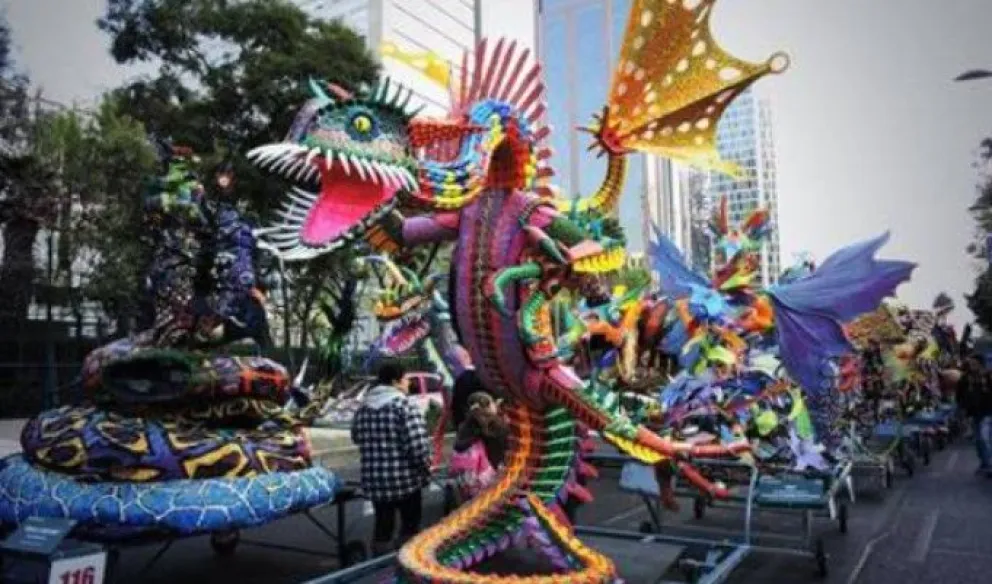 Todo listo para el desfile de alebrijes en la Ciudad de México 2023