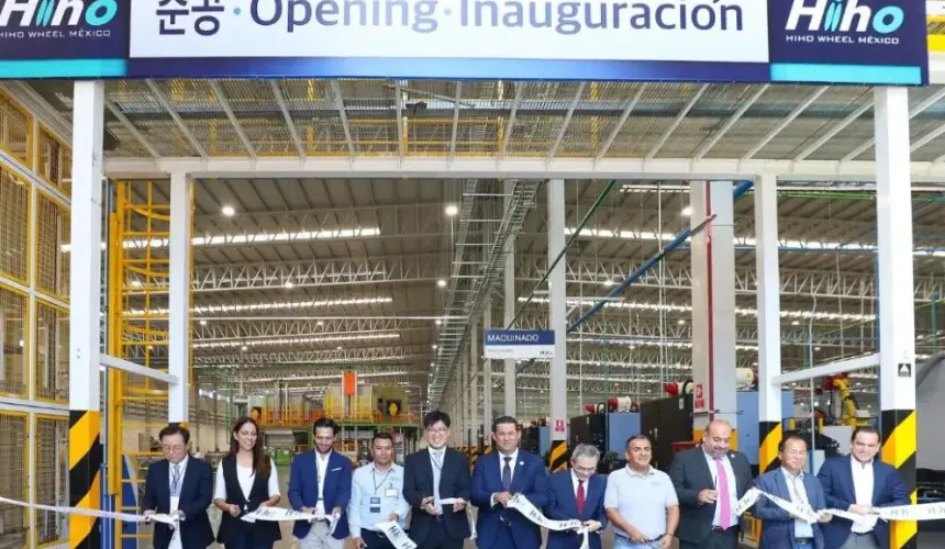 Inauguran planta HIHO Wheel en Apaseo El Grande, Guanajuato