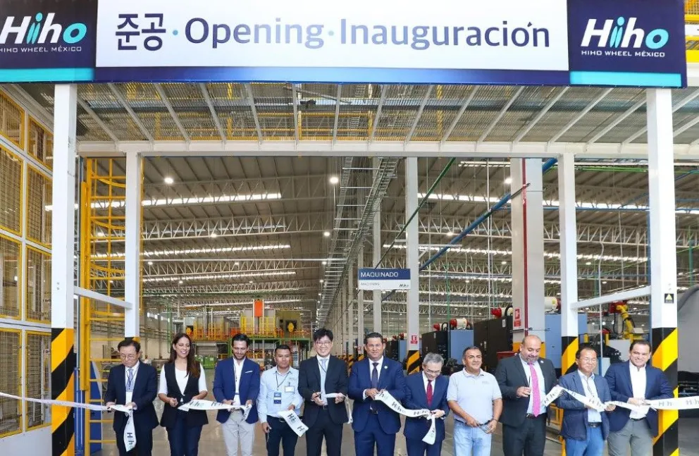 Inauguran planta HIHO Wheel en Apaseo El Grande, Guanajuato