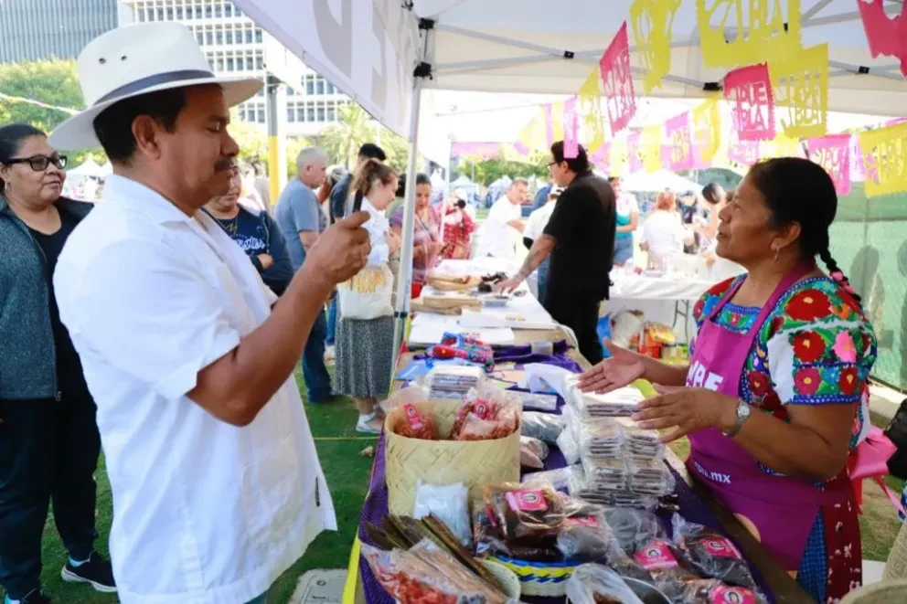 La Feria de los Moles en Los Ángeles, California. Foto: Cortesía