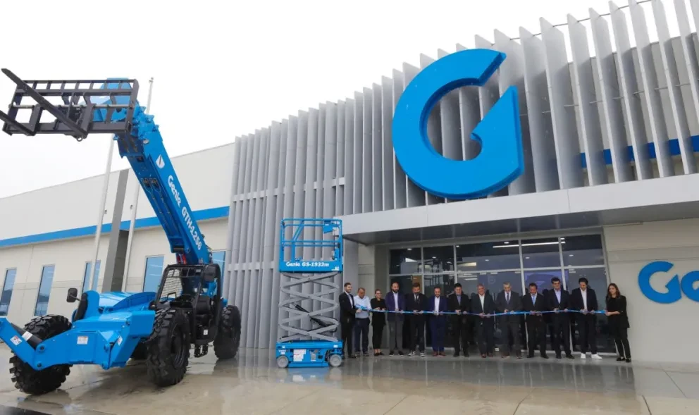 La empresa Terex Genie llega al municipio de Ciénega de Flores e inaugura una planta. Foto: Cortesía