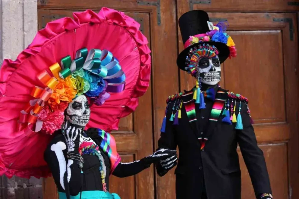 Programa de actividades del Festival del Día de Muertos en el Pueblo Mágico de Creel, Chihuahua. Foto: Cortesía